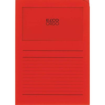 Elco 73695. 92 Ordo classico balení s 10 obaly na dokumenty z papíru s liniovým potiskem, 220 x 310, 120 g, intenzivně červená, okna: ano Elco 73695. 92 Ordo classico balení s 10 obaly na dokumenty z papíru s liniovým potiskem, 220 x 310, 120 g, intenzivně červená, okna: ano