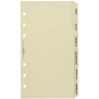 Filofax 131678 Personal Sachrejstřík, krémová Filofax 131678 Personal Sachrejstřík, krémová