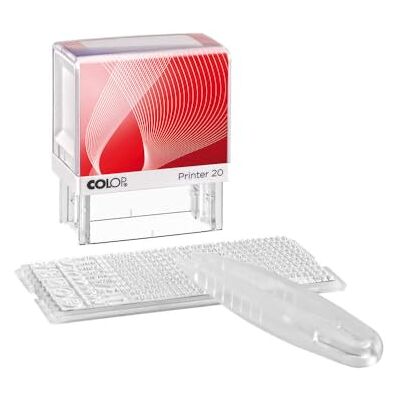 COLOP 111604 Textové razítko Printer 20/1 sada 14 x 38 mm, 4řádkové, černé COLOP 111604 Textové razítko Printer 20/1 sada 14 x 38 mm, 4řádkové, černé