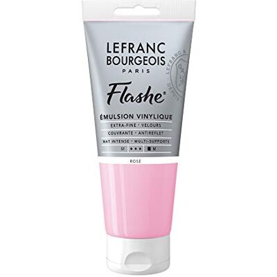 Lefranc Bourgeois 300609 Flashe akrylová barva & vinylová barva, vysoce pigmentovaná, elastická, stálá na světle, odolná proti stárnutí, matná, pro vnitřní i venkovní použití, 80 ml tuba růžová Lefranc Bourgeois 300609 Flashe akrylová barva & vinylová barva, vysoce pigmentovaná, elastická, stálá na světle, odolná proti stárnutí, matná, pro vnitřní i venkovní použití, 80 ml tuba růžová