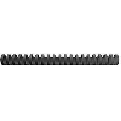 GBC 4028600 Binderücken Plastik, A4, 21 Ringe, 16 mm, 145 Blatt, 100 Stück, schwarz GBC 4028600 Binderücken Plastik, A4, 21 Ringe, 16 mm, 145 Blatt, 100 Stück, schwarz