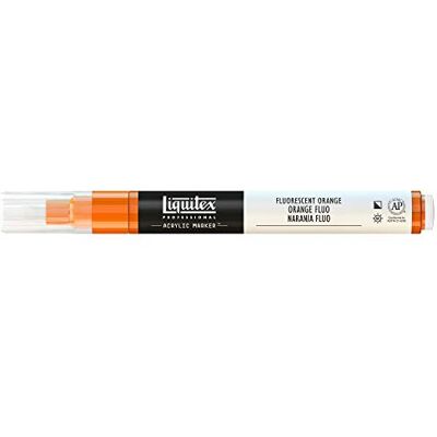 Liquitex Profesionální malba akryl zvýrazňovač akrylová barva, oranžová fluorescenční, akrylový popisovač 2-4 mm hrot Liquitex Profesionální malba akryl zvýrazňovač akrylová barva, oranžová fluorescenční, akrylový popisovač 2-4 mm hrot