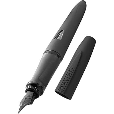 Online Plnicí pero Switch Expert, plnicí pero & touchpen v jednom, pro tablety a smartphony, multifunkční pero vč. standardních inkoustových patron, černé, iridiové pero, tloušťka pera EF, Nero Online Plnicí pero Switch Expert, plnicí pero & touchpen v jednom, pro tablety a smartphony, multifunkční pero vč. standardních inkoustových patron, černé, iridiové pero, tloušťka pera EF, Nero
