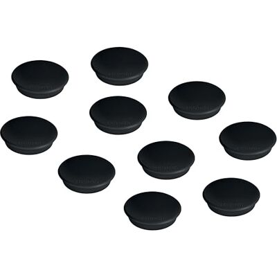 Franken Magnety kulaté, 10 kusů, vysoce kvalitní magnety pro kancelář, domácnost, dílnu, ideální pro bílé tabule, chladničku, plantáže nebo vitríny, 24 mm, černé, HM20 10 Franken Magnety kulaté, 10 kusů, vysoce kvalitní magnety pro kancelář, domácnost, dílnu, ideální pro bílé tabule, chladničku, plantáže nebo vitríny, 24 mm, černé, HM20 10