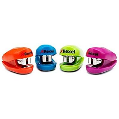 Rexel Buddy Mini stohovač, kapacita 10 listů, vhodné do a ručního sáčku, obsahuje staples, Assorted Colours, 2100150, 1 jednotka Rexel Buddy Mini stohovač, kapacita 10 listů, vhodné do a ručního sáčku, obsahuje staples, Assorted Colours, 2100150, 1 jednotka