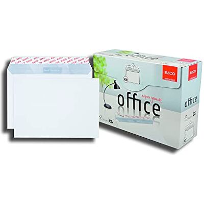 Elco Office Versandtasche C5 100 g/m² FSC-zertifiziert mit Haftverschluss in Shop-Box 100 Stück weiß Elco Office Versandtasche C5 100 g/m² FSC-zertifiziert mit Haftverschluss in Shop-Box 100 Stück weiß