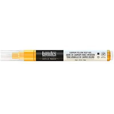 Liquitex Profesionální malba akryl – zvýrazňovač akrylová barva, kadmium – žlutá tmavá imitace, akrylový popisovač 2–4 mm hrot Liquitex Profesionální malba akryl – zvýrazňovač akrylová barva, kadmium – žlutá tmavá imitace, akrylový popisovač 2–4 mm hrot