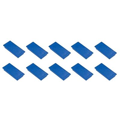 Franken Obdélníkové magnety, 10 kusů, vysoce kvalitní lepicí magnety pro kancelář, domácnost, dílnu, ideální pro bílé tabule, chladničku, tabuli nebo výstavní boxy, 23 x 50 mm, modré, HM2350 03 Franken Obdélníkové magnety, 10 kusů, vysoce kvalitní lepicí magnety pro kancelář, domácnost, dílnu, ideální pro bílé tabule, chladničku, tabuli nebo výstavní boxy, 23 x 50 mm, modré, HM2350 03