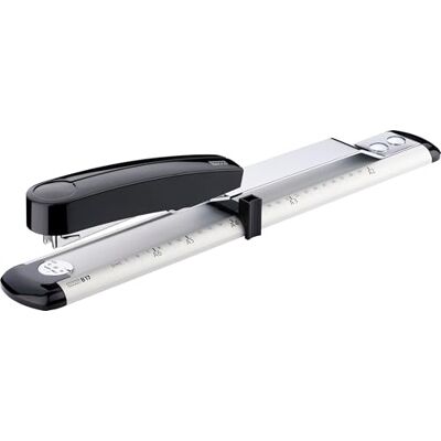 Novus B 17 sešívačů s dlouhým rukávem (s hloubkou vložení až 300 mm, na 40 listů (80 g/m²)) světle šedá/tmavě černá Novus B 17 sešívačů s dlouhým rukávem (s hloubkou vložení až 300 mm, na 40 listů (80 g/m²)) světle šedá/tmavě černá
