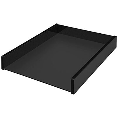 Wedo 638001 přihrádka na dopisy A4 Black Office, z akrylového skla, stohovatelná, gumové nožky 30, 5 x 23, 8 x 4, 8 cm, v dárkové krabici, černá Wedo 638001 přihrádka na dopisy A4 Black Office, z akrylového skla, stohovatelná, gumové nožky 30, 5 x 23, 8 x 4, 8 cm, v dárkové krabici, černá