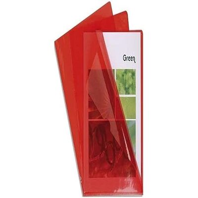 Exacompta 661275E balení 100 ks PVC plastové aktovky Pro DIN A4 průhledné čiré červené nahoře a po stranách otevřené plastové pouzdro, průhledné pouzdro pro kancelář a mobilní organizaci Exacompta 661275E balení 100 ks PVC plastové aktovky Pro DIN A4 průhledné čiré červené nahoře a po stranách otevřené plastové pouzdro, průhledné pouzdro pro kancelář a mobilní organizaci