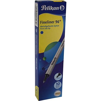 Pelikan 943167 Fineliner 96® modré, 10 kusů v krabici Pelikan 943167 Fineliner 96® modré, 10 kusů v krabici