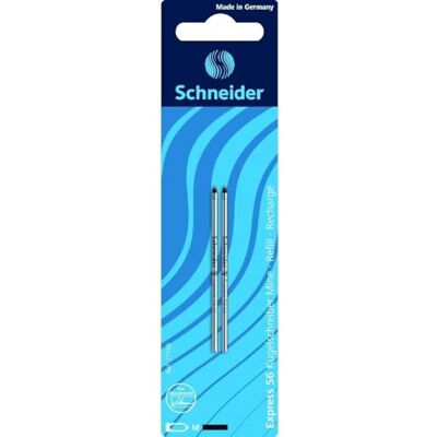 Schneider 77150 psací potřeby vícebarevná náplň do propisky Express 56, vhodná pro dokumenty, M, sw, 2dílná blistrová karta Schneider 77150 psací potřeby vícebarevná náplň do propisky Express 56, vhodná pro dokumenty, M, sw, 2dílná blistrová karta
