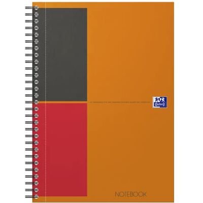 Oxford Notebook International B5, linkovaný, 160 stran, stabilní kartonový kryt Oxford Notebook International B5, linkovaný, 160 stran, stabilní kartonový kryt