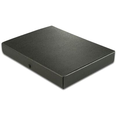 Elba Krabička na dokumenty A4 z tvrdé lepenky, 4 cm výška náplně, černá Elba Krabička na dokumenty A4 z tvrdé lepenky, 4 cm výška náplně, černá