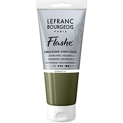 Lefranc Bourgeois 300643 Flashe akrylová barva & vinylová barva, vysoce pigmentovaná, elastická, stálá na světle, odolná proti stárnutí, matná, pro vnitřní i venkovní použití, 80 ml tuba Verdaccio Lefranc Bourgeois 300643 Flashe akrylová barva & vinylová barva, vysoce pigmentovaná, elastická, stálá na světle, odolná proti stárnutí, matná, pro vnitřní i venkovní použití, 80 ml tuba Verdaccio
