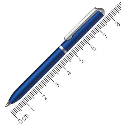 Online Miniaturní otočné kuličkové pero modré s kovovou sponou, standardní náplň D1 mini kulička na peněženku délka 8 cm, vhodné pro peněženku a malé tašky na cesty barva psaní modrá Online Miniaturní otočné kuličkové pero modré s kovovou sponou, standardní náplň D1 mini kulička na peněženku délka 8 cm, vhodné pro peněženku a malé tašky na cesty barva psaní modrá