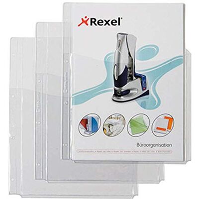 Rexel pouzdro na prospekty s kapsou, A4, PVC fólie, lehce zdrsněné, 0,18 mm Rexel pouzdro na prospekty s kapsou, A4, PVC fólie, lehce zdrsněné, 0,18 mm