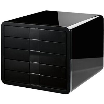 HAN 1551-X Zásuvkový box i-Box, formát A4/C4, 5 uzavřených zásuvek, černá 295 x 247 x 355 mm HAN 1551-X Zásuvkový box i-Box, formát A4/C4, 5 uzavřených zásuvek, černá 295 x 247 x 355 mm
