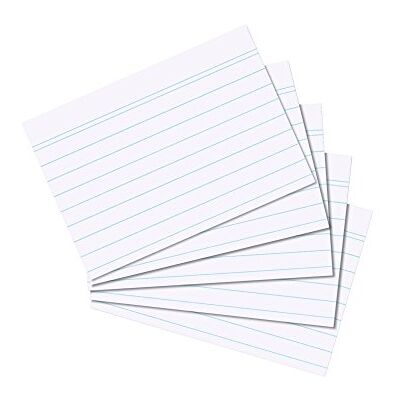 Herlitz Karta do kartotéky/kartotéční listy 1150507, formát A5, 100 ks, bílá, bílá A7 Herlitz Karta do kartotéky/kartotéční listy 1150507, formát A5, 100 ks, bílá, bílá A7