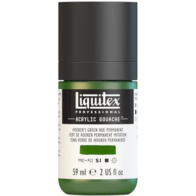 Liquitex 2059224 Professional Acryl kvaš Hookers zelený permanentní Imit, láhev 59 ml, matná akrylová barva s kvašovými vlastnostmi, vysoce krycí, vodotěsná a stálobarevná Liquitex 2059224 Professional Acryl kvaš Hookers zelený permanentní Imit, láhev 59 ml, matná akrylová barva s kvašovými vlastnostmi, vysoce krycí, vodotěsná a stálobarevná