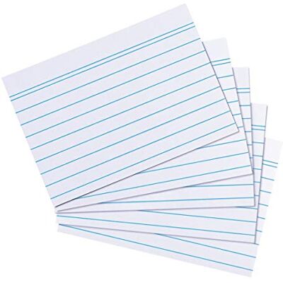 LANDRE Landré Kartotéční lístky A8 linkované, bílé, 200 kusů LANDRE Landré Kartotéční lístky A8 linkované, bílé, 200 kusů