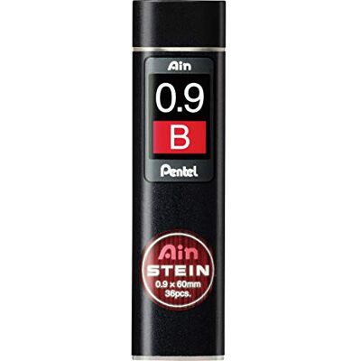 Pentel Ain STEIN C279 jemné tuhy, 36 náplní v dóze, 0,9 mm, stupeň tvrdosti B (1 dóza) Pentel Ain STEIN C279 jemné tuhy, 36 náplní v dóze, 0,9 mm, stupeň tvrdosti B (1 dóza)