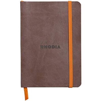 Rhodia 117303C poznámkový sešit (s měkkou obálkou, linkovaný, 72 listů, DIN A6, 10,5 x 14,8 cm) 1 kus čokoládově hnědá Rhodia 117303C poznámkový sešit (s měkkou obálkou, linkovaný, 72 listů, DIN A6, 10,5 x 14,8 cm) 1 kus čokoládově hnědá
