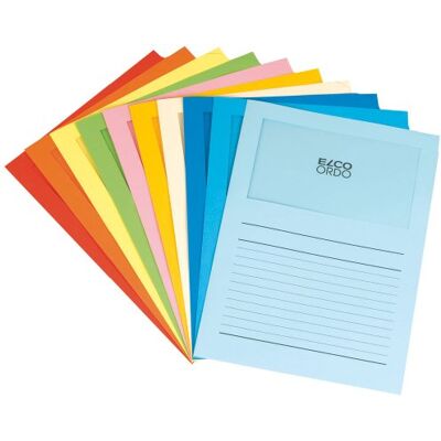 Elco 29488 Ordo Classico pořadač s okénkem 120 g/m² 10 barev tříděných 10 papírových složek (220 x 310 mm) s potiskem a okénkem, 180 x 100 mm, karton se 100 kusy Elco 29488 Ordo Classico pořadač s okénkem 120 g/m² 10 barev tříděných 10 papírových složek (220 x 310 mm) s potiskem a okénkem, 180 x 100 mm, karton se 100 kusy