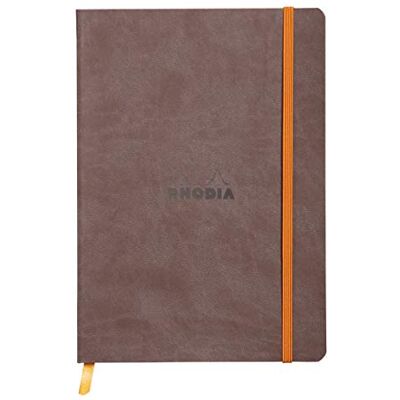 Rhodia 117403C poznámkový sešit Softcover A5 80 listů linkovaný čokoládově hnědá Rhodia 117403C poznámkový sešit Softcover A5 80 listů linkovaný čokoládově hnědá