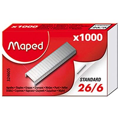 Maped 324605 sponky 26/6, pozinkované, malé balení Maped 324605 sponky 26/6, pozinkované, malé balení