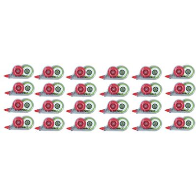 Q-Connect KF02131 Mini-Korrekturroller 24 Stück Q-Connect KF02131 Mini-Korrekturroller 24 Stück