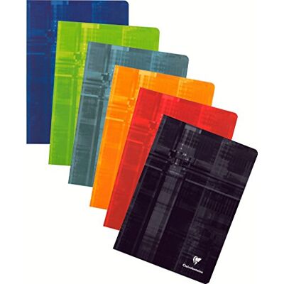 Clairefontaine Sešit 63182C (DIN A4, čtverečkovaný, 90 g, 72 listů) 1 kus barevně tříděný Clairefontaine Sešit 63182C (DIN A4, čtverečkovaný, 90 g, 72 listů) 1 kus barevně tříděný