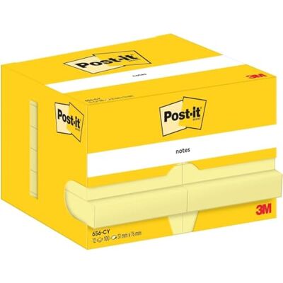 Post-it Lístečky Post It, žlutá barva, 38 × 51 mm, 12 bloků, 100 listů 51 x 76 mm Samolepicí poznámky, praktické lepicí lístky pro kancelářské potřeby, schůzky, připomenutí, seznamy úkolů a pro organizaci Post-it Lístečky Post It, žlutá barva, 38 × 51 mm, 12 bloků, 100 listů 51 x 76 mm Samolepicí poznámky, praktické lepicí lístky pro kancelářské potřeby, schůzky, připomenutí, seznamy úkolů a pro organizaci