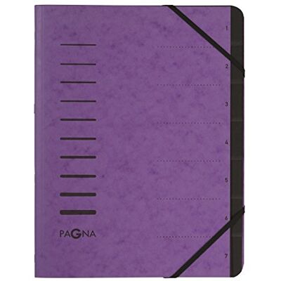 Pagna Desky , 12dílný pořadač, Fialová (aubergine) Pagna Desky , 12dílný pořadač, Fialová (aubergine)