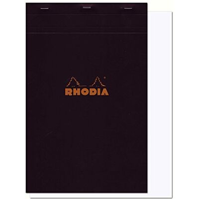 Rhodia 190009C poznámkový blok č. 19 A4+ 80 listů prázdný černý Rhodia 190009C poznámkový blok č. 19 A4+ 80 listů prázdný černý