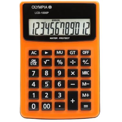 Olympia Stolní kalkulačka LCD 1000P ochrana proti prachu a vodě Olympia Stolní kalkulačka LCD 1000P ochrana proti prachu a vodě
