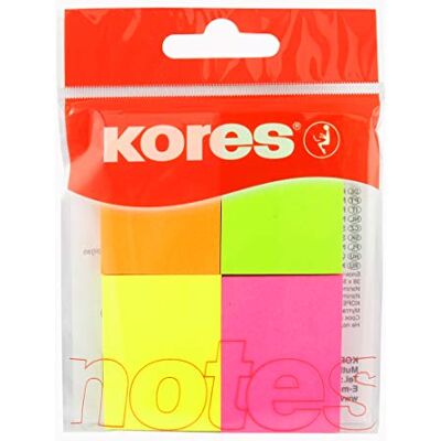 Kores N48450 Pagemarker papír, 40 x 50 mm, neonové barvy Kores N48450 Pagemarker papír, 40 x 50 mm, neonové barvy