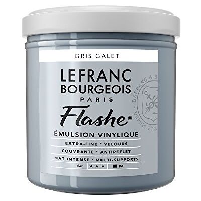 Lefranc Bourgeois 300632 Flashe akrylová barva & vinylová barva, vysoce pigmentovaná, elastická, stálá na světle, odolná proti stárnutí, matná, pro vnitřní i venkovní použití, 125 ml květináč – oblázková šedá Lefranc Bourgeois 300632 Flashe akrylová barva & vinylová barva, vysoce pigmentovaná, elastická, stálá na světle, odolná proti stárnutí, matná, pro vnitřní i venkovní použití, 125 ml květináč – oblázková šedá