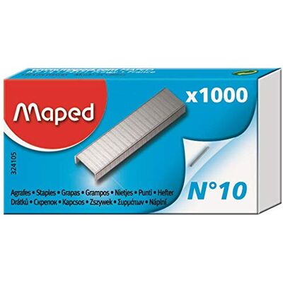 Maped 324105 sponky č. 10, pozinkované, malé balení Maped 324105 sponky č. 10, pozinkované, malé balení