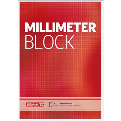 BRUNNEN Milimetrový blok A420Bl psací papír BRUNNEN Milimetrový blok A420Bl psací papír