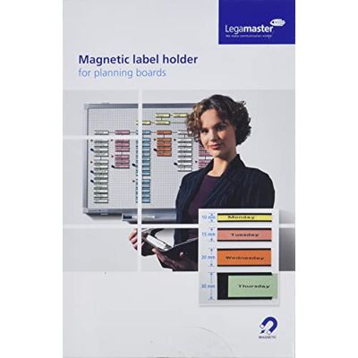 Legamaster 7-450400 Magnetische Etikettenträger für Whiteboards, 54 Stück, 20 x 60 mm, schwarz Legamaster 7-450400 Magnetische Etikettenträger für Whiteboards, 54 Stück, 20 x 60 mm, schwarz