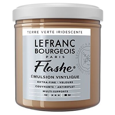 Lefranc Acrilico Flashe Zelená Země Iridescentní - Akrylová Barva Lefranc Acrilico Flashe Zelená Země Iridescentní - Akrylová Barva