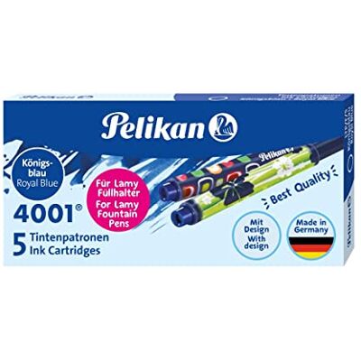 Pelikan Tintenpatronen 4001 für Lamy-Füller, Königsblau, 5 Stück Tintenpatronen 4001 für Lamy-Füller, Königsblau, 5 Stück Pelikan Tintenpatronen 4001 für Lamy-Füller, Königsblau, 5 Stück Tintenpatronen 4001 für Lamy-Füller, Königsblau, 5 Stück