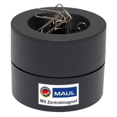 MAUL Dávkovač sponek černý pro magnetický držák kancelářských sponek MAUL Dávkovač sponek černý pro magnetický držák kancelářských sponek