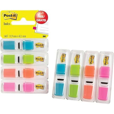 Post-it Index lepicí pásky, 105 + 35 zdarma značkovacích proužků Post-it Index lepicí pásky, 105 + 35 zdarma značkovacích proužků