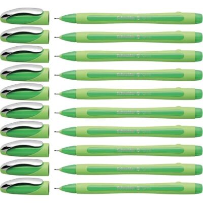 Schneider Xpress Fineliner (tloušťka linky 0,8 mm, vhodné na dokumenty) 10 ks v balení zelené Schneider Xpress Fineliner (tloušťka linky 0,8 mm, vhodné na dokumenty) 10 ks v balení zelené