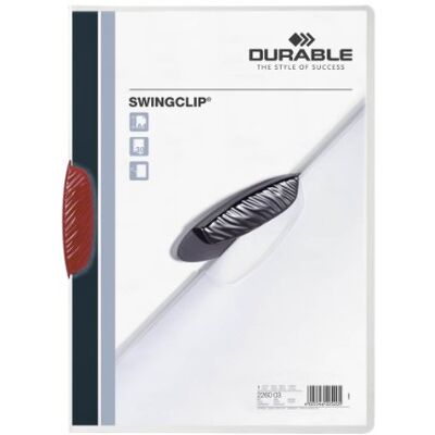 Durable Upínací desky Swingclip, 25 kusů, červené, 226003 Durable Upínací desky Swingclip, 25 kusů, červené, 226003