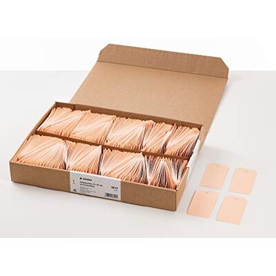 Herma 6014 závěsné letáky malé, 1000 kusů, 45 x 90 mm, dárkový štítek k popisování, závěsné etikety z kartonu, prázdné papírové visačky na štítky s očkem, hnědé Herma 6014 závěsné letáky malé, 1000 kusů, 45 x 90 mm, dárkový štítek k popisování, závěsné etikety z kartonu, prázdné papírové visačky na štítky s očkem, hnědé
