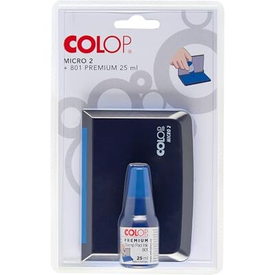 COLOP 151305 razítkovací polštářek Micro 2 + barva 801 modrá, 70 x 110 mm COLOP 151305 razítkovací polštářek Micro 2 + barva 801 modrá, 70 x 110 mm